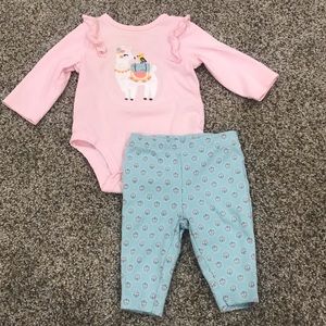 3 Month Llama outfit